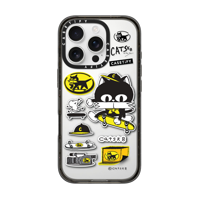 FORLEE BEAN x CASETiFY iPhone 16 Pro Case Sticker,Animal Black Impact Case Fake Stickers Mother's Day FORLEE BEAN x CASETiFY iPhone 16 Pro Case Sticker,Animal Black Impact Case Fake Stickers Mother's Day