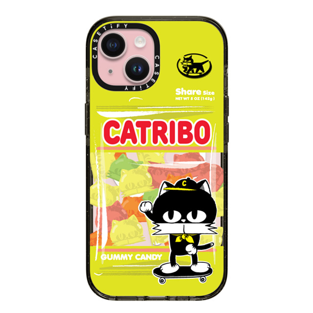 FORLEE BEAN x CASETiFY iPhone 15 Case Cat,Animal Black Impact Case MagSafe Compatible CATRIBO Mother's Day FORLEE BEAN x CASETiFY iPhone 15 Case Cat,Animal Black Impact Case MagSafe Compatible CATRIBO Mother's Day
