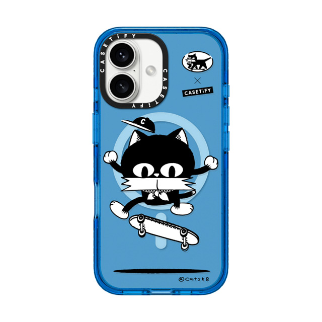 FORLEE BEAN x CASETiFY iPhone 16 Case スカイブルー Impact Case MagSafe Compatible Do a kickflip FORLEE BEAN x CASETiFY iPhone 16 Case スカイブルー Impact Case MagSafe Compatible Do a kickflip