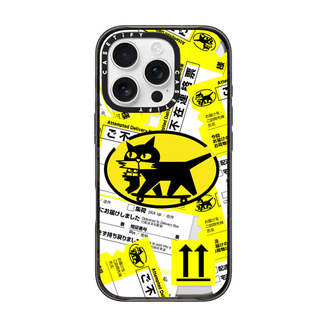 FORLEE BEAN x CASETiFY iPhone 16 Pro ケース Cat,Animal ブラック インパクトケース CATSK8 DELIVERY Father's Day FORLEE BEAN x CASETiFY iPhone 16 Pro ケース Cat,Animal ブラック インパクトケース CATSK8 DELIVERY Father's Day