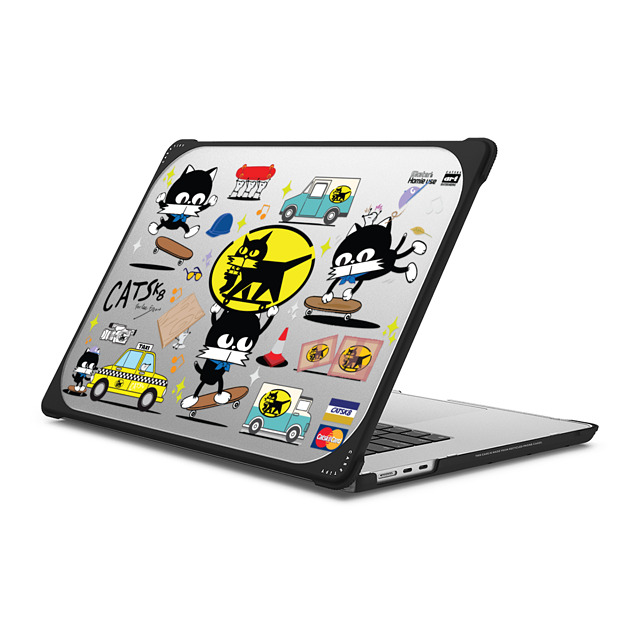 FORLEE BEAN x CASETiFY MacBook Air 15-inch (2023 - 2024) ブラック バウンス ケース CATSK8