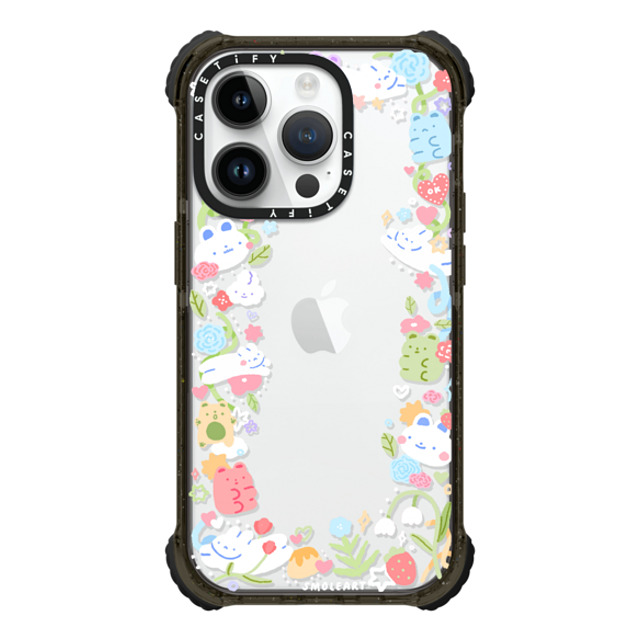 Smoleart x CASETiFY iPhone 14 Pro Case Bunny,Cartoon ブラック ウルトラインパクトケース FUN BUNS Mother's Day Smoleart x CASETiFY iPhone 14 Pro Case Bunny,Cartoon ブラック ウルトラインパクトケース FUN BUNS Mother's Day