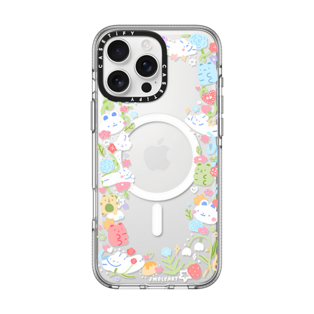 Smoleart x CASETiFY iPhone 16 Pro Max ケース Bunny,Cartoon クリア クリア ケース MagSafe対応 FUN BUNS Back to School Smoleart x CASETiFY iPhone 16 Pro Max ケース Bunny,Cartoon クリア クリア ケース MagSafe対応 FUN BUNS Back to School