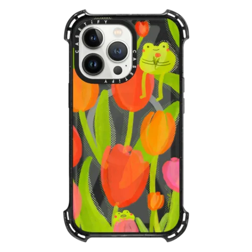 iPhone 13 Pro - tulip froggies by smoleart