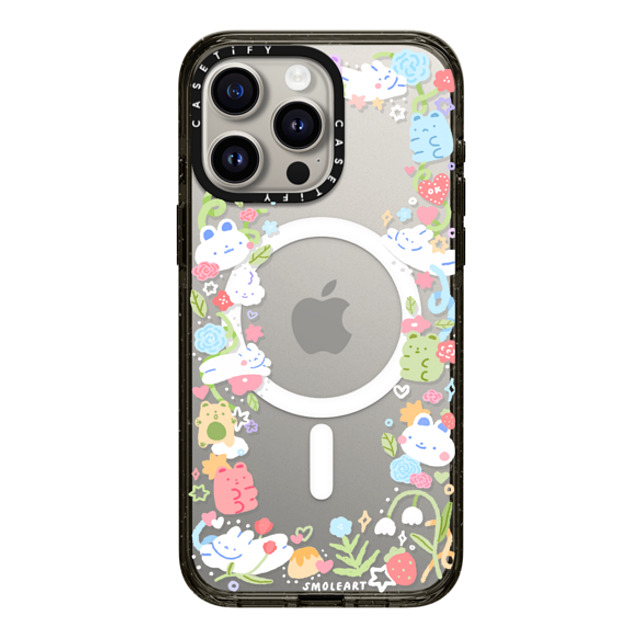Smoleart x CASETiFY iPhone 15 Pro Max ケース Bunny,Cartoon ブラック インパクトケース MagSafe対応 FUN BUNS Back to School Smoleart x CASETiFY iPhone 15 Pro Max ケース Bunny,Cartoon ブラック インパクトケース MagSafe対応 FUN BUNS Back to School