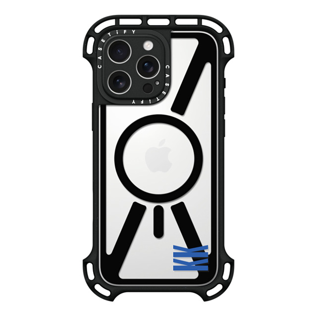 CASETiFY iPhone 16 Pro Max Case Black ウルトラ バウンスケース MagSafe対応 Custom Case - KK CASETiFY iPhone 16 Pro Max Case Black ウルトラ バウンスケース MagSafe対応 Custom Case - KK