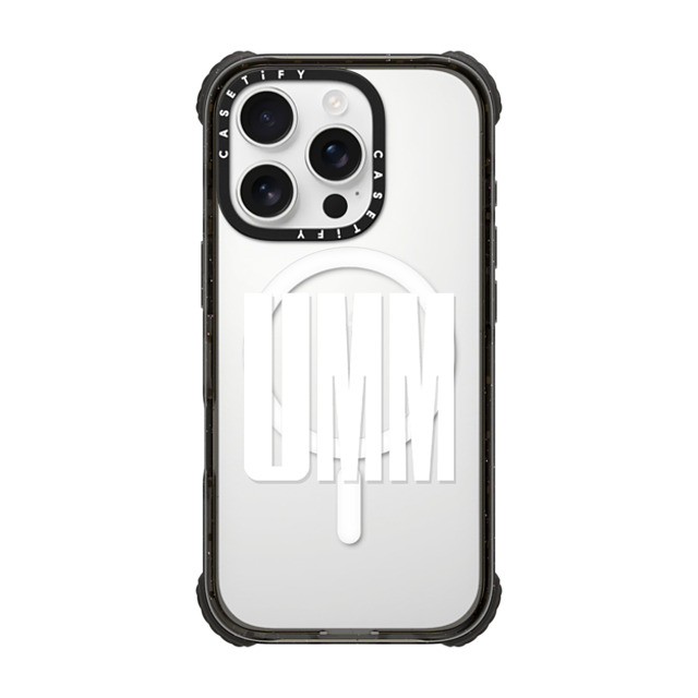 CASETiFY iPhone 16 Pro Case Black ウルトラ インパクトケース MagSafe 対応 Custom Case - umm CASETiFY iPhone 16 Pro Case Black ウルトラ インパクトケース MagSafe 対応 Custom Case - umm