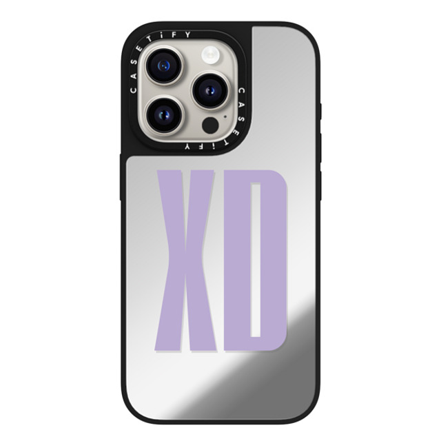 CASETiFY iPhone 15 Pro Case Silver on Black ミラーケース MagSafe対応 Custom Case - xd CASETiFY iPhone 15 Pro Case Silver on Black ミラーケース MagSafe対応 Custom Case - xd