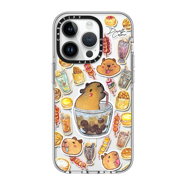 Deville Dewil x CASETiFY iPhone 14 Pro ケース クリア クリア ケース MagSafe対応 Capybara HK