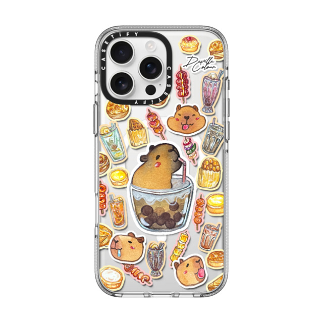 Deville Dewil x CASETiFY iPhone 16 Pro Max ケース クリア クリア ケース MagSafe対応 Capybara HK