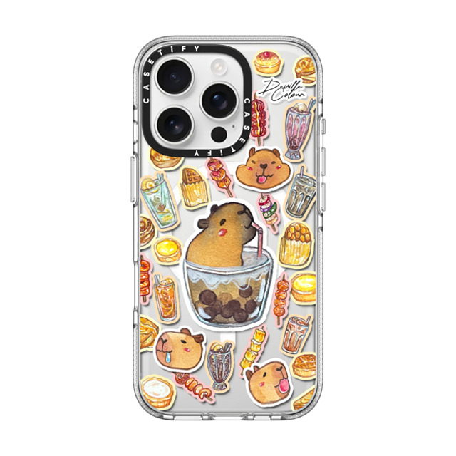 Deville Dewil x CASETiFY iPhone 16 Pro ケース クリア クリア ケース MagSafe対応 Capybara HK