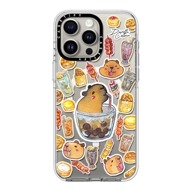 Deville Dewil x CASETiFY iPhone 15 Pro Max ケース クリア クリア ケース MagSafe対応 Capybara HK