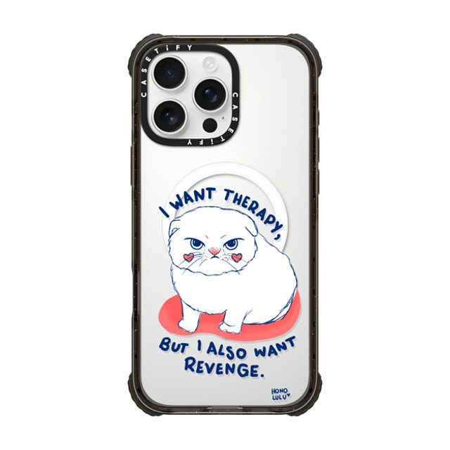 Miss Honolulu x CASETiFY iPhone 16 Pro Max ケース Cat,Animal ブラック ウルトラ インパクトケース MagSafe 対応 Kitty Mad Father's Day Miss Honolulu x CASETiFY iPhone 16 Pro Max ケース Cat,Animal ブラック ウルトラ インパクトケース MagSafe 対応 Kitty Mad Father's Day