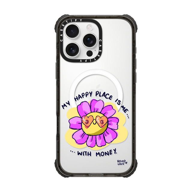 Miss Honolulu x CASETiFY iPhone 16 Pro Max Case Cartoon Black ウルトラ インパクトケース MagSafe 対応 Happy Place Father's Day Miss Honolulu x CASETiFY iPhone 16 Pro Max Case Cartoon Black ウルトラ インパクトケース MagSafe 対応 Happy Place Father's Day