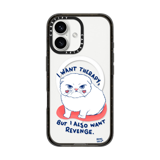 Miss Honolulu x CASETiFY iPhone 16 Case Cat,Animal Black Impact Case MagSafe Compatible Kitty Mad Father's Day Miss Honolulu x CASETiFY iPhone 16 Case Cat,Animal Black Impact Case MagSafe Compatible Kitty Mad Father's Day