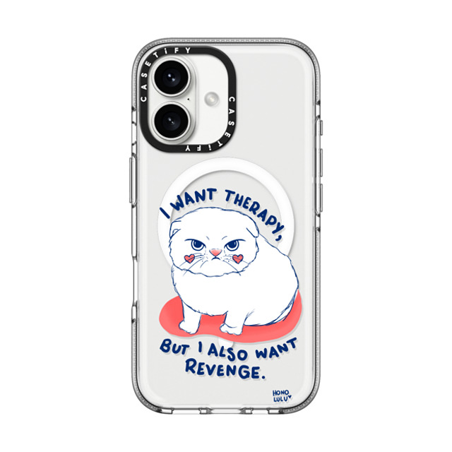 Miss Honolulu x CASETiFY iPhone 16 ケース Cat,Animal クリア クリア ケース MagSafe対応 Kitty Mad Father's Day Miss Honolulu x CASETiFY iPhone 16 ケース Cat,Animal クリア クリア ケース MagSafe対応 Kitty Mad Father's Day