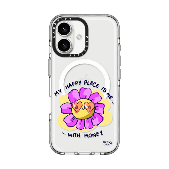 Miss Honolulu x CASETiFY iPhone 16 Case Cartoon クリア クリア ケース MagSafe対応 Happy Place Father's Day Miss Honolulu x CASETiFY iPhone 16 Case Cartoon クリア クリア ケース MagSafe対応 Happy Place Father's Day