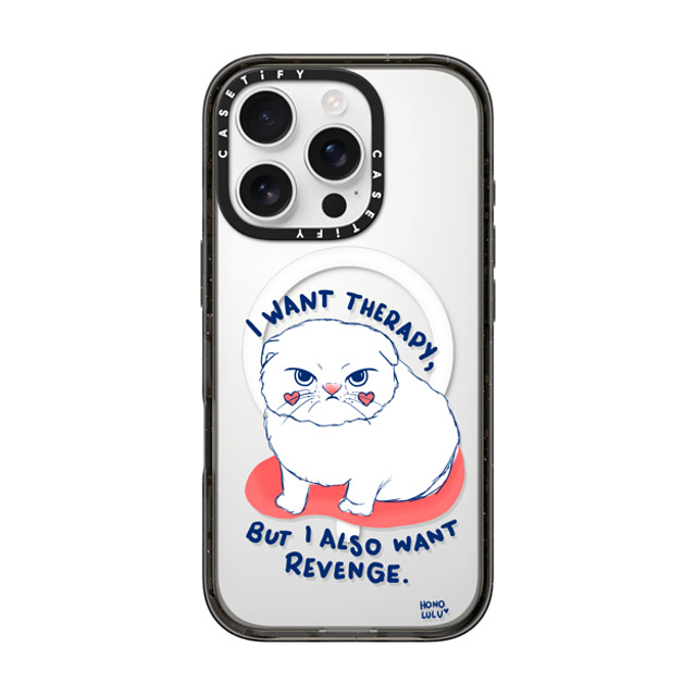 Miss Honolulu x CASETiFY iPhone 16 Pro Case Cat,Animal Black Impact Case MagSafe Compatible Kitty Mad Father's Day Miss Honolulu x CASETiFY iPhone 16 Pro Case Cat,Animal Black Impact Case MagSafe Compatible Kitty Mad Father's Day
