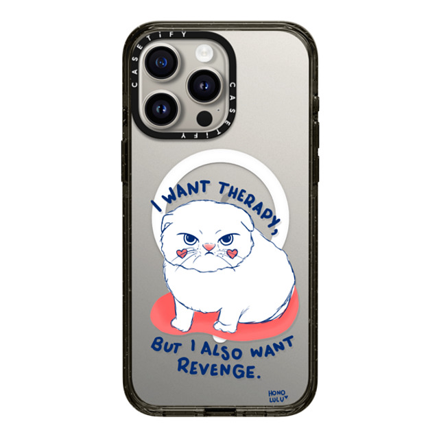 Miss Honolulu x CASETiFY iPhone 15 Pro Max Case Cat,Animal Black Impact Case MagSafe Compatible Kitty Mad Father's Day Miss Honolulu x CASETiFY iPhone 15 Pro Max Case Cat,Animal Black Impact Case MagSafe Compatible Kitty Mad Father's Day