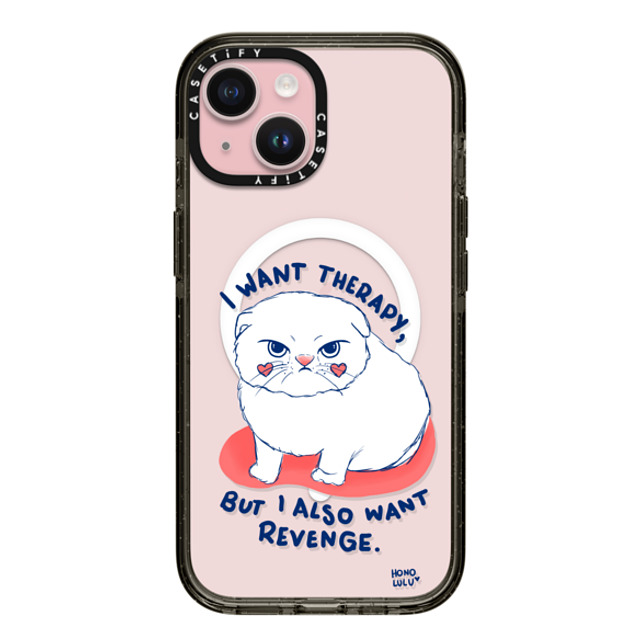 Miss Honolulu x CASETiFY iPhone 15 Case Cat,Animal Black Impact Case MagSafe Compatible Kitty Mad Father's Day Miss Honolulu x CASETiFY iPhone 15 Case Cat,Animal Black Impact Case MagSafe Compatible Kitty Mad Father's Day
