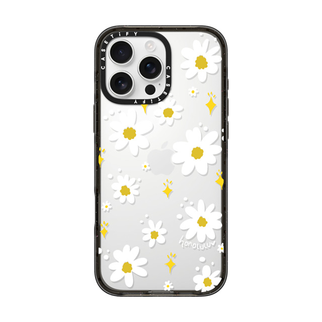 Miss Honolulu x CASETiFY iPhone 16 Pro Max Case Floral,Cartoon Black インパクトケース DAISIES IN SUMMER Mother's Day Miss Honolulu x CASETiFY iPhone 16 Pro Max Case Floral,Cartoon Black インパクトケース DAISIES IN SUMMER Mother's Day