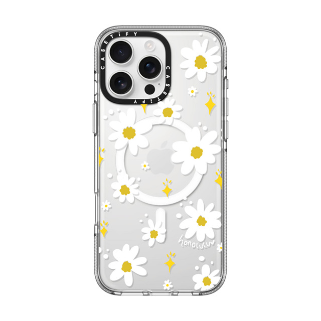 Miss Honolulu x CASETiFY iPhone 16 Pro Max ケース Floral,Cartoon クリア クリア ケース MagSafe対応 DAISIES IN SUMMER Father's Day Miss Honolulu x CASETiFY iPhone 16 Pro Max ケース Floral,Cartoon クリア クリア ケース MagSafe対応 DAISIES IN SUMMER Father's Day
