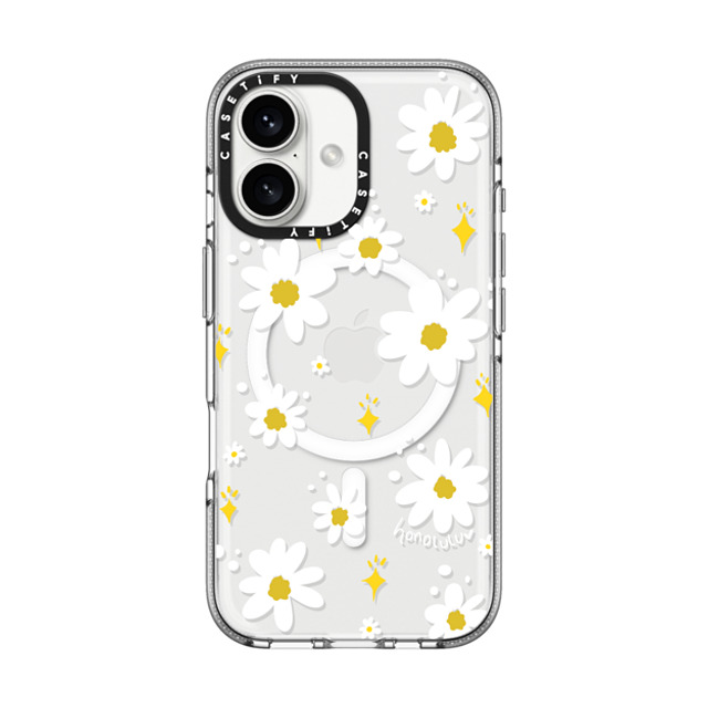 Miss Honolulu x CASETiFY iPhone 16 ケース Floral,Cartoon クリア クリア ケース MagSafe対応 DAISIES IN SUMMER Father's Day Miss Honolulu x CASETiFY iPhone 16 ケース Floral,Cartoon クリア クリア ケース MagSafe対応 DAISIES IN SUMMER Father's Day