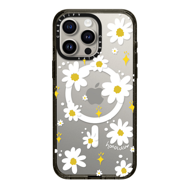 Miss Honolulu x CASETiFY iPhone 15 Pro Max Case Floral,Cartoon ブラック インパクトケース MagSafe対応 DAISIES IN SUMMER Mother's Day Miss Honolulu x CASETiFY iPhone 15 Pro Max Case Floral,Cartoon ブラック インパクトケース MagSafe対応 DAISIES IN SUMMER Mother's Day