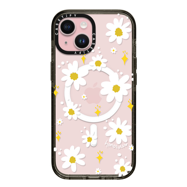 Miss Honolulu x CASETiFY iPhone 15 Case Floral,Cartoon Black Impact Case MagSafe Compatible DAISIES IN SUMMER Father's Day Miss Honolulu x CASETiFY iPhone 15 Case Floral,Cartoon Black Impact Case MagSafe Compatible DAISIES IN SUMMER Father's Day