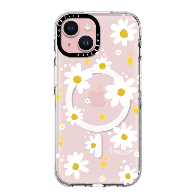 Miss Honolulu x CASETiFY iPhone 15 ケース Floral,Cartoon クリア クリア ケース MagSafe対応 DAISIES IN SUMMER Back to School Miss Honolulu x CASETiFY iPhone 15 ケース Floral,Cartoon クリア クリア ケース MagSafe対応 DAISIES IN SUMMER Back to School