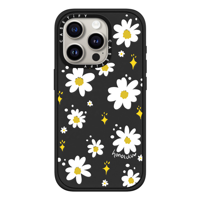 Miss Honolulu x CASETiFY iPhone 15 Pro Case Floral,Cartoon Matte Black Impact Case MagSafe Compatible DAISIES IN SUMMER Father's Day Miss Honolulu x CASETiFY iPhone 15 Pro Case Floral,Cartoon Matte Black Impact Case MagSafe Compatible DAISIES IN SUMMER Father's Day