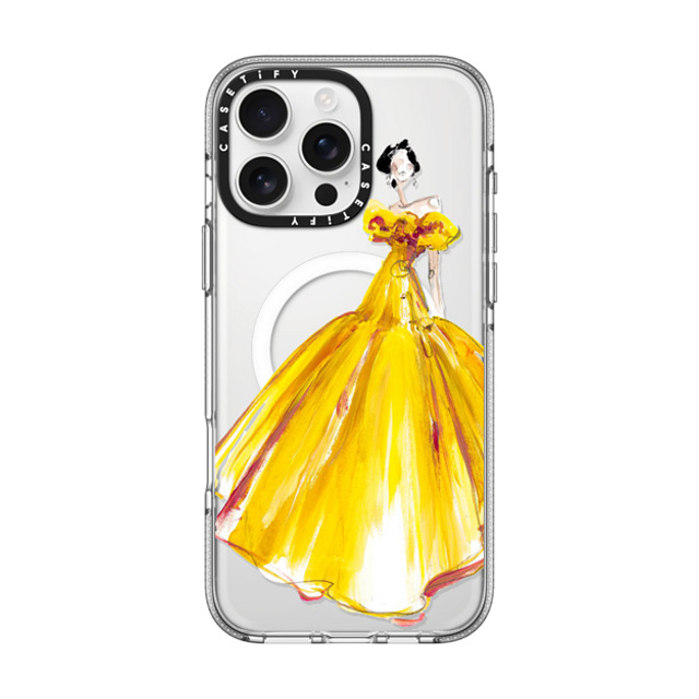 designlovefest x CASETiFY iPhone 16 Pro Max Case クリア クリア ケース MagSafe対応 Yellow Gown Back to School designlovefest x CASETiFY iPhone 16 Pro Max Case クリア クリア ケース MagSafe対応 Yellow Gown Back to School