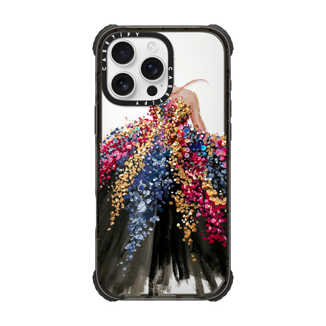 designlovefest x CASETiFY iPhone 16 Pro Max Case Black ウルトラ インパクトケース MagSafe 対応 Blooming Gown designlovefest x CASETiFY iPhone 16 Pro Max Case Black ウルトラ インパクトケース MagSafe 対応 Blooming Gown