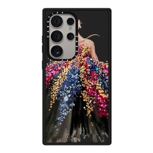 designlovefest x CASETiFY Galaxy S24 Ultra �P�[�X Floral,Portraiture �}�b�g�u���b�N �C���p�N�g�P�[�X Blooming Gown