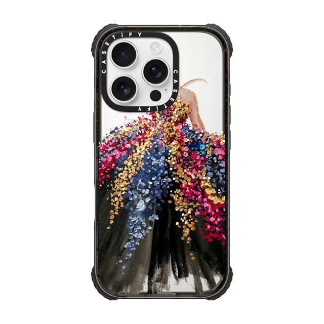 designlovefest x CASETiFY iPhone 16 Pro Case Black ウルトラ インパクトケース MagSafe 対応 Blooming Gown designlovefest x CASETiFY iPhone 16 Pro Case Black ウルトラ インパクトケース MagSafe 対応 Blooming Gown