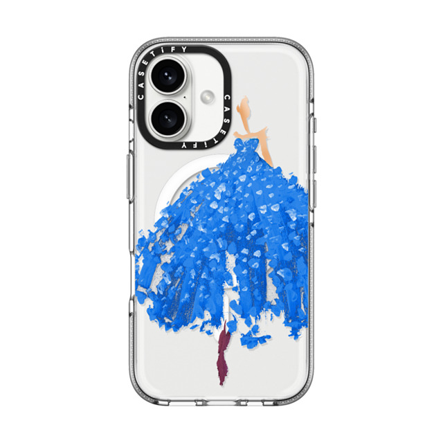 designlovefest x CASETiFY iPhone 16 ケース クリア クリア ケース MagSafe対応 Blue Gown Red Boots Back to School designlovefest x CASETiFY iPhone 16 ケース クリア クリア ケース MagSafe対応 Blue Gown Red Boots Back to School