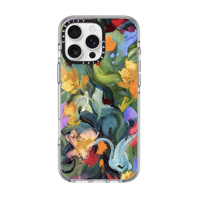 designlovefest x CASETiFY iPhone 16 Pro Max ケース クリア クリア ケース MagSafe対応 In the Tulips