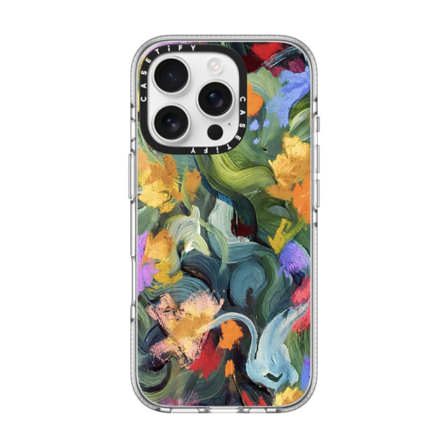 designlovefest x CASETiFY iPhone 16 Pro ケース クリア クリア ケース MagSafe対応 In the Tulips