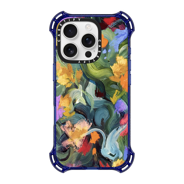 designlovefest x CASETiFY iPhone 16 Pro Case コバルトブルー バウンスケース In the Tulips designlovefest x CASETiFY iPhone 16 Pro Case コバルトブルー バウンスケース In the Tulips