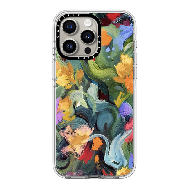 designlovefest x CASETiFY iPhone 15 Pro Max ケース クリア クリア ケース MagSafe対応 In the Tulips