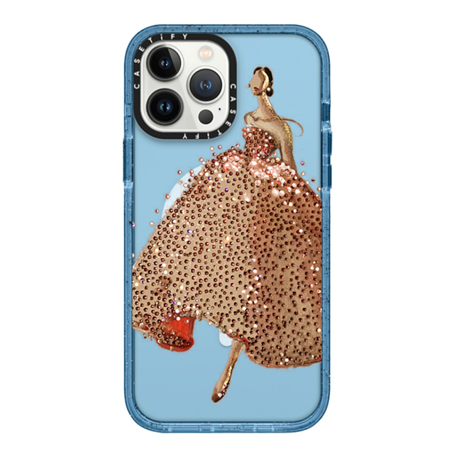 designlovefest x CASETiFY iPhone 13 Pro Max ケース Portraiture ベイビーブルー インパクトケース MagSafe対応 Sparkling Gown Father's Day designlovefest x CASETiFY iPhone 13 Pro Max ケース Portraiture ベイビーブルー インパクトケース MagSafe対応 Sparkling Gown Father's Day