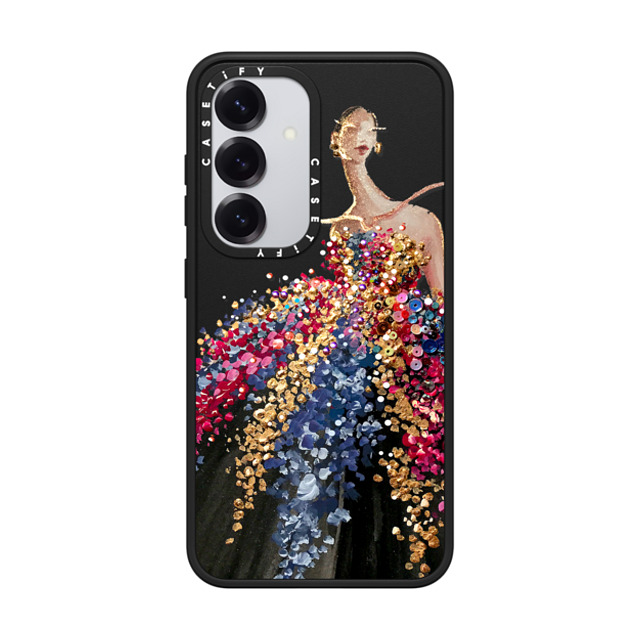 designlovefest x CASETiFY Galaxy S25 �P�[�X Portraiture �}�b�g�u���b�N �}�O�l�b�g�� �C���p�N�g�P�[�X Blooming Gown