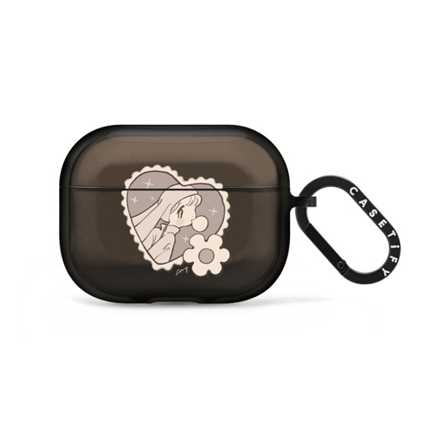AAMY x CASETiFY AirPods Pro 2 Cartoon ブラック インパクトケース モノクロ Halloween AAMY x CASETiFY AirPods Pro 2 Cartoon ブラック インパクトケース モノクロ Halloween