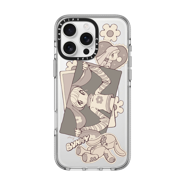 AAMY x CASETiFY iPhone 16 Pro Max ケース Bunny,Animal クリア クリア ケース MagSafe対応 モノクロ Father's Day AAMY x CASETiFY iPhone 16 Pro Max ケース Bunny,Animal クリア クリア ケース MagSafe対応 モノクロ Father's Day