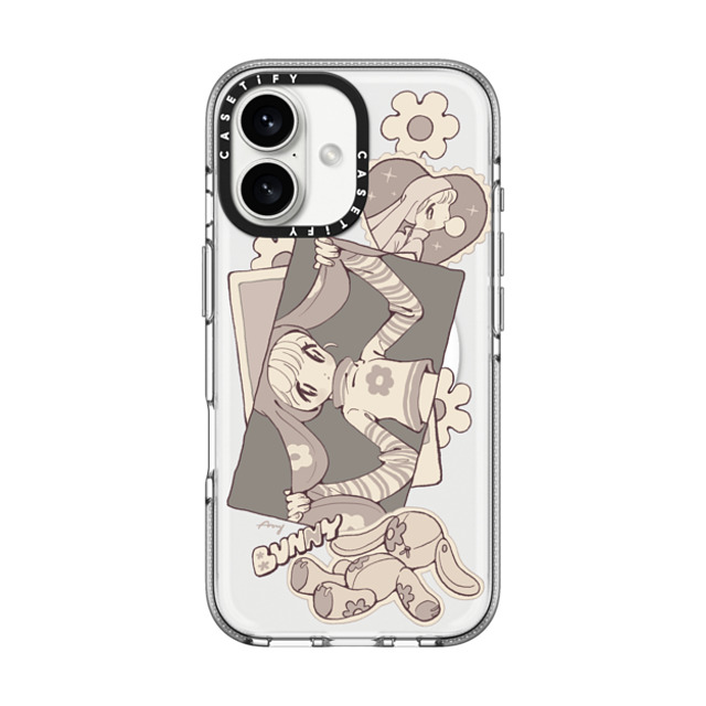 AAMY x CASETiFY iPhone 16 ケース Bunny,Animal クリア クリア ケース MagSafe対応 モノクロ Father's Day AAMY x CASETiFY iPhone 16 ケース Bunny,Animal クリア クリア ケース MagSafe対応 モノクロ Father's Day