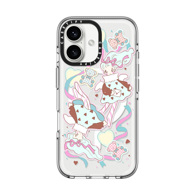 AAMY x CASETiFY iPhone 16 ケース Sticker,Cartoon クリア クリア ケース MagSafe対応 chocomint Father's Day AAMY x CASETiFY iPhone 16 ケース Sticker,Cartoon クリア クリア ケース MagSafe対応 chocomint Father's Day