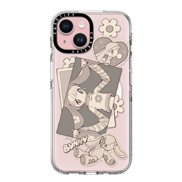 AAMY x CASETiFY iPhone 15 ケース Bunny,Animal クリア クリア ケース MagSafe対応 モノクロ Father's Day AAMY x CASETiFY iPhone 15 ケース Bunny,Animal クリア クリア ケース MagSafe対応 モノクロ Father's Day
