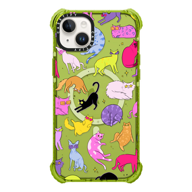 Isabelle Staub x CASETiFY iPhone 14 Plus Case Cat,Cartoon Kiwi ウルトラ インパクトケース MagSafe 対応 Cool Cats Mother's Day Isabelle Staub x CASETiFY iPhone 14 Plus Case Cat,Cartoon Kiwi ウルトラ インパクトケース MagSafe 対応 Cool Cats Mother's Day