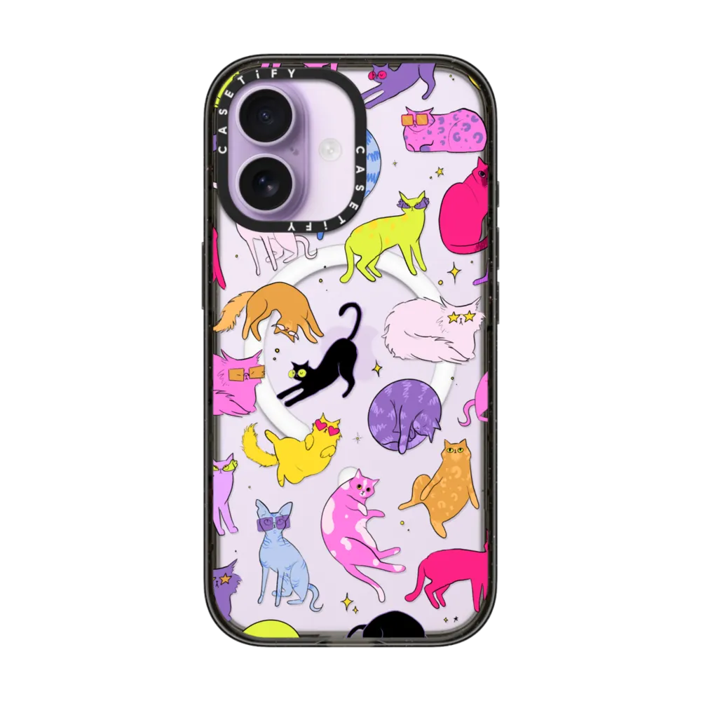 Impact iPhone 17 Case MagSafe Compatible - Cool Cats