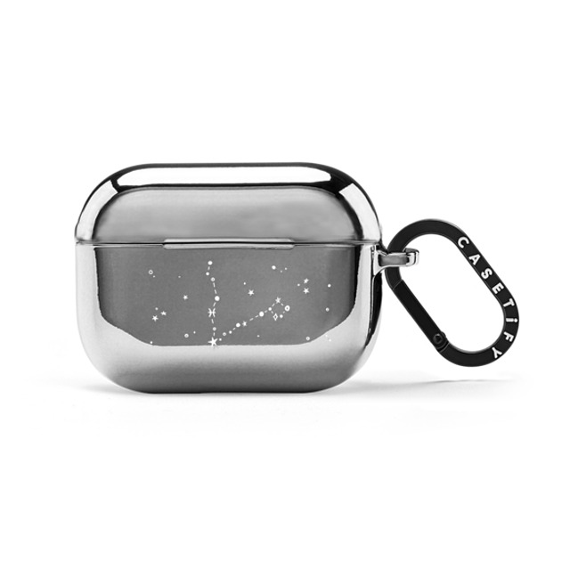 Isabelle Staub x CASETiFY AirPods Pro 2 Star,Zodiac シルバー ミラー ケース Pisces Constellation Back to School Isabelle Staub x CASETiFY AirPods Pro 2 Star,Zodiac シルバー ミラー ケース Pisces Constellation Back to School